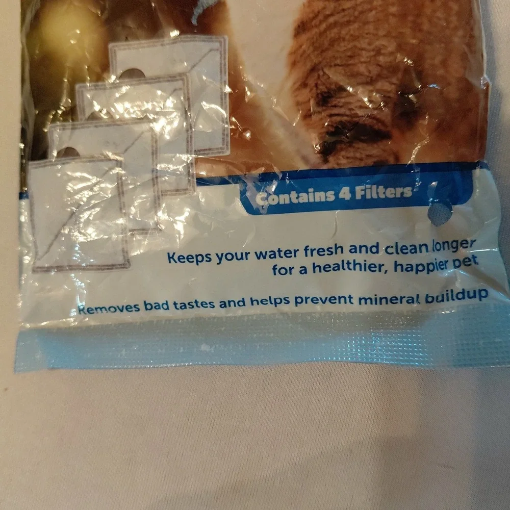 Petsafe Ion-X Pet Fountain Filters 4pk New Opened Package